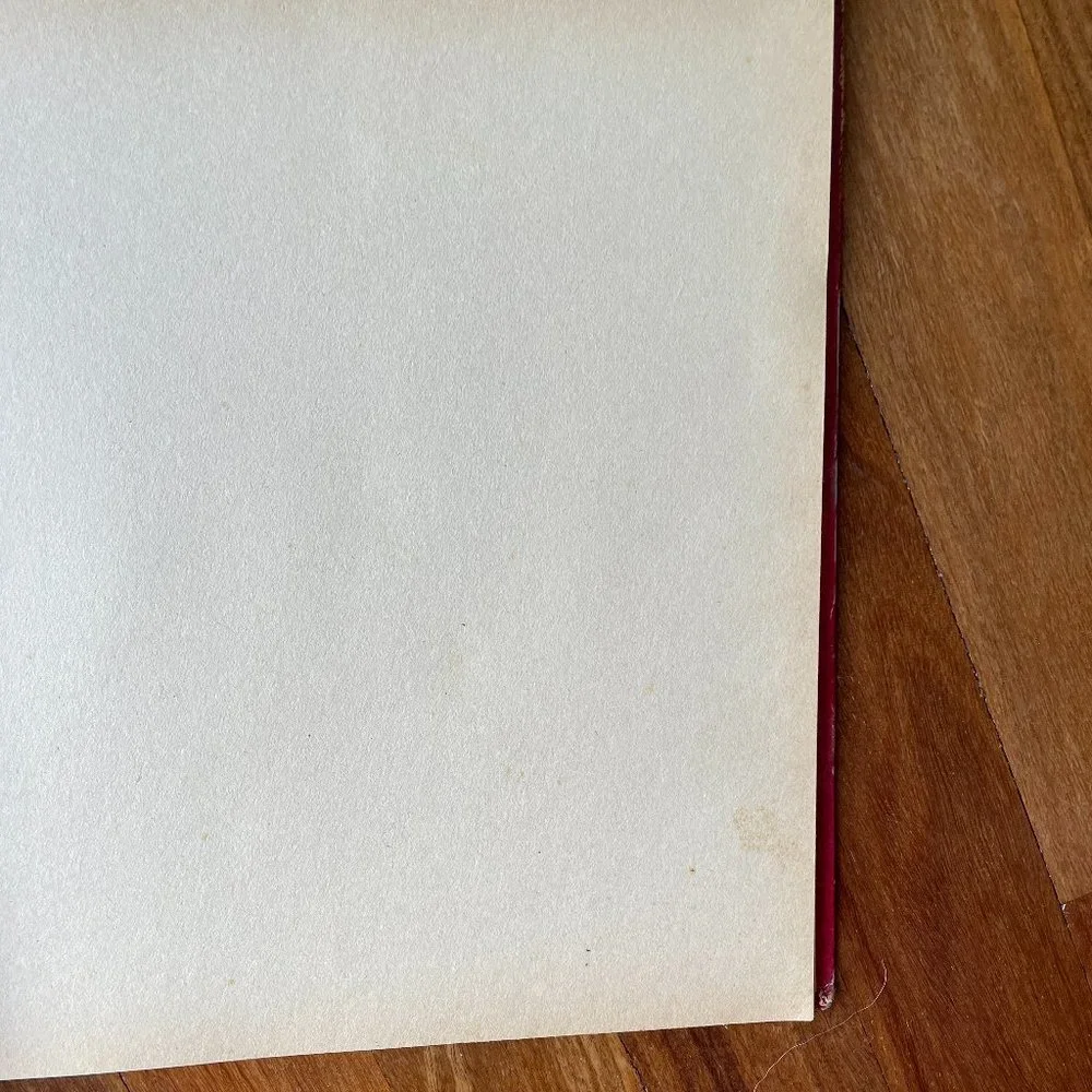 Vintage Red Photograph Scrapbook Album